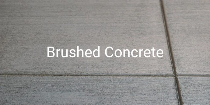 brushed concrete sealer